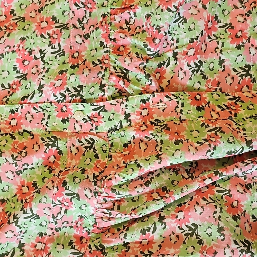 Vineyard Vines Pink and Green Floral Dress - Picture 6 of 11